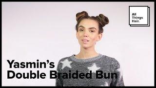 Double Braid Bun Tutorial | All Things Hair