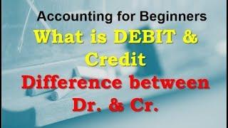 Accounting for Beginners | What is Debit & Credit ? Difference Between Debit and Credit | #1