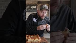 These COPYCAT KRYSTAL BURGERS on the Pellet Grill are DYNAMITE!