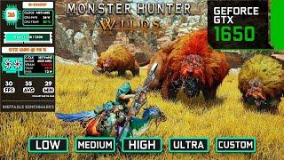 Monster Hunter Wilds Beta PC: GTX 1650 Performance Benchmark