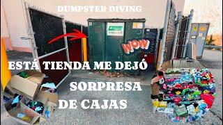 DUMPSTER DIVING️ESTÁ Tienda Me DEJÓ SORPRESA DE CAJAS