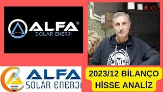 ALFA SOLAR ENERJİ BİLANÇO TEKNİK ANALİZ #alfas #borsa