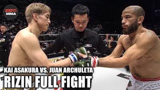 Kai Asakura vs. Juan Archuleta FULL FIGHT [Rizin 45 – Dec. 31, 2023] | ESPN MMA