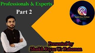 Professionals and Experts English names in Urdu#by Riyaz Sir#Online Class#Jobs