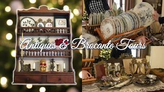 Thrifted Antiques and Vintage Treasure + Decorate with me! #86 | Brocante Shelf Styling