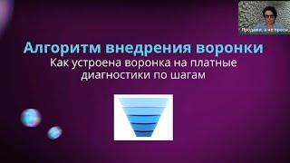 Алгоритм внедрения автоворонки на платные диагностики