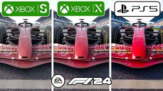 F1 24 PS5 vs Xbox Series X vs Xbox Series S Graphics Comparison