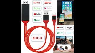 Chromecast for TV Phone HDTV Cable AV Audio Video Adapter Converter Screen Mirroring Cable