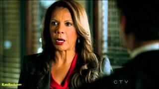 Castle 6x11 "Under Fire" Capt Gates talk to his detective (HD) Iron Gates