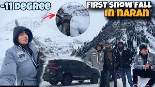 FIRST SNOW FALL OF 2024 IN NARAN - 5 FEET SNOW FALL AT JHEEL SAIF-UL-MALOOK