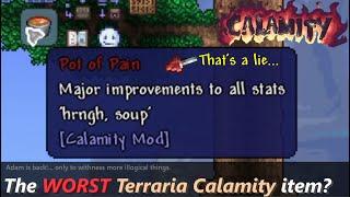 Terraria calamity mod still has some strange, illogical items from the past and future...