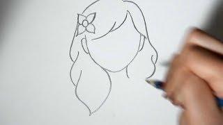  How to draw cute hairstyles for beginners   (Part 3)