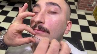 ASMR BEARD SHAVİNG • Razor and moustaches that glide like butter