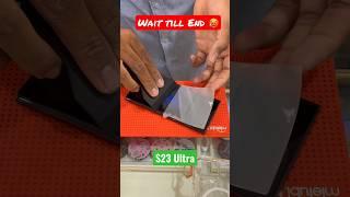 S23 Ultra screen protector | is it able to save from damage  #shortsfeed #s23ultra #technology