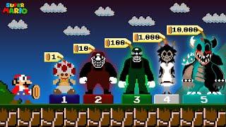 Super Mario Bros,. but Mario Can HIRE all the Horror Characters