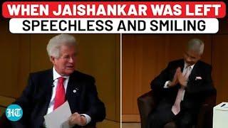 Smiling Jaishankar Does Namaste In Gratitude After Being Called ‘Star In The World’ In Switzerland