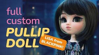 Full Custom Pullip Doll - Lisa from Blackpink! - Lovesick Girls music video style