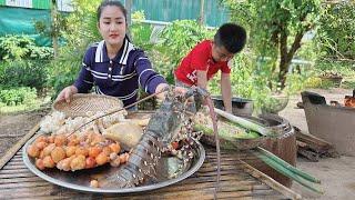 Delicious Dragon shrimp rice porridge cooking - Cook and Eat