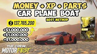 ULTIMATE METHOD LEGENDARY PARTS + MONEY + XP | ALL VEHICLES | THE CREW MOTORFEST (99,999,999 Bucks)