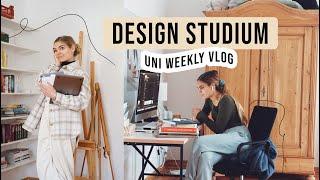 Mein Alltag als Design Studentin - 7. Semester Uni Weekly Vlog // I'mJette