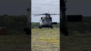 Black Hawk resupply mission.  #ArmyMemories