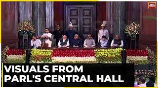 Watch Exclusive Visuals Of The Joint Session Of Parliament At Central Hall