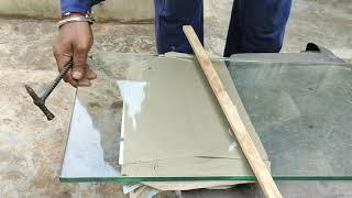 How to cut 12 mm thick glass