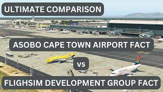 Ultimate Comparison: Asobo vs. FSDG Cape Town Airport | Airbus A320 FlyByWire | MSFS 2020