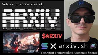 $ARXIV - ARXIV TOKEN CRYPTO COIN HOW TO BUY SOLANA AI AGENT SOLANA SOL RAYDIUM BLOCKCHAIN METEORA