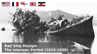 Inter-war ship designs - 5 Bad Ideas