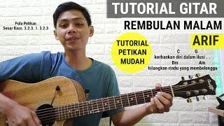 Chord Gitar - Rembulan Malam | ARIF | Versi Petikan (Tutorial Gitar mudah di Pahami untuk Pemula)