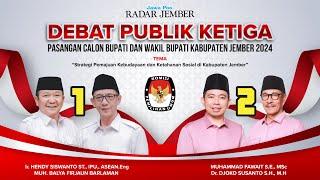 Debat Publik Ketiga PILKADA Jember 2024
