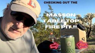 MASSON TABLE TOP FIRE PIT  !!