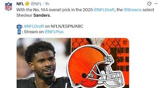 BREAKING: Shedeur Sanders Drafted by Browns (MattBeGreat's Reaction)