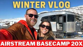 FULL TIME Airstream Basecamp Living | Winter Camping Vlog