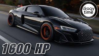 1600 HP Underground Racing Twin Turbo Audi R8 | 100-200 200-250 Km/h & 60-130 100-150 mph