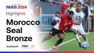 Hakimi ROCKET Seals Bronze For Morocco!  | Men's Olympic Football #Paris2024