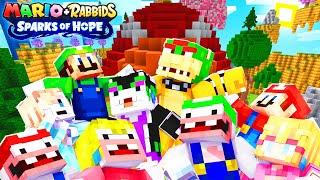 All Aboard The Wiggler Train! | Minecraft Mario + Rabbids Sparks Of Hope  | [6]