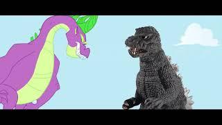 Godzilla meets My Little Pony | Spike vs Godzilla