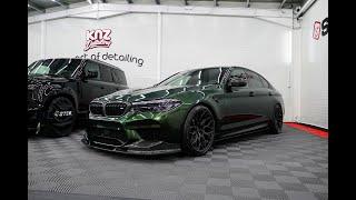 KNZ Detailing - BMW M5 COMPETITION FULL WRAP WITH MIDNIGHT GREEN FROM INOZETEK