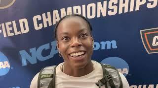 Jasmine Moore Breaks Collegiate Record in The Triple Jump, Huge Come Back Post Long Jump