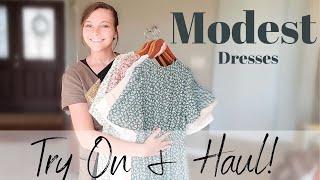 Modest Dresses Haul & Try On! Modest Amazon Dresses