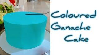 Coloured Ganache Cake | Cake decorating tutorials | cakesbysamira