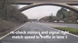 How to use a slip road to join a motorway or dual carriageway.