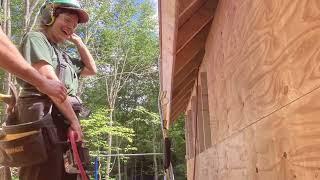 VYCC Crew builds a Backcountry Hut