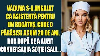 Văduva s-a angajat ca asistentă pentru un bogătaș, care o părăsise acum 20 de ani. Dar după ce a auz