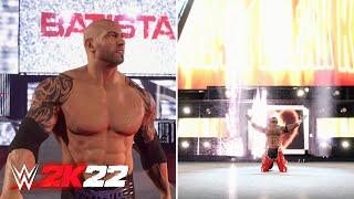 WWE 2K22 Legends Entrances & Classic Arenas: Batista, Shawn Michaels, Eddie Guerrero, Kane & More!