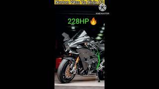 TVS's Norton V4SS Vs Kawasaki Ninja H2! Quick Speed Comparison! #shorts