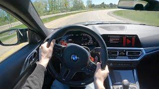 2022 BMW M4 Competition xDrive - POV Test Drive (Binaural Audio)