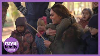 Kate Shares Royal Cuddles and Chops Wood with Danish Tots